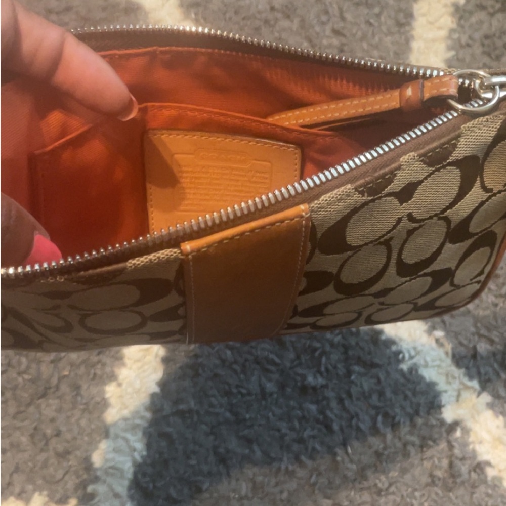 Coach crossbody no strap worn one 5 times